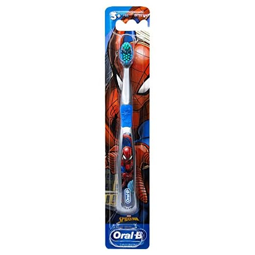 Escova de dentes Colgate Marvel Homem-Aranha, 3 anos ou mais, extra macia (cores e personagens muito) – 1 unidade