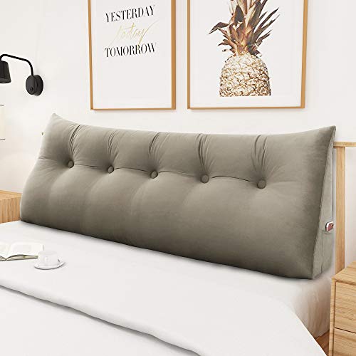 image for VERCART Large Wedge Pillow Decorative Body Throw Pillows Bed Backrest 