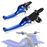 Precisa e leggera: La leva del freno anteriore della pit bike è formata in un unico pezzo con un processo di forgiatura, il peso complessivo è leggero ed è molto strutturato, risultando in una costruzione leggera che non sarà un peso aggiuntivo per la vostra moto e non influenzerà la qualità e la precisione. Il processo di anodizzazione rende il colore delle leve per moto da cross più vivace e resistente allo sbiadimento.