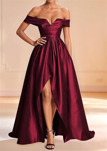 Robe de bal plissée en satin BY174 galbe parfait sans complexe - 6