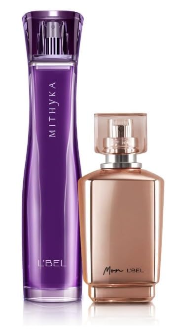 L'Bel Mithyka and Mon Duo Set: Mithyka Parfum 50 ml / 1.7 fl.oz. and Mon Parfum 40 ml / 1.3 fl.oz