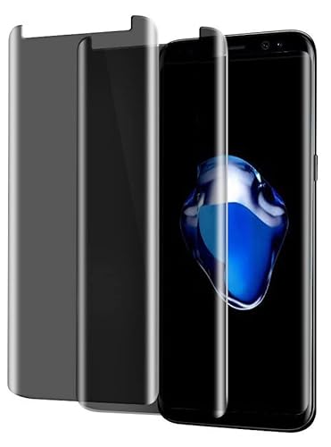 Fotbor Privacy Screen Protector Samsung S8 Plus, 2 Pack Samsung Galaxy Screen Protector, Samsung Galaxy S8 Plus Screen Protector, Anti Spy No Bubble Anti-Scratch Film