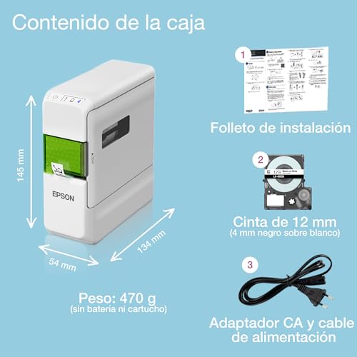 Epson LabelWorks LW-C410 Leichtes Etikettiergerät