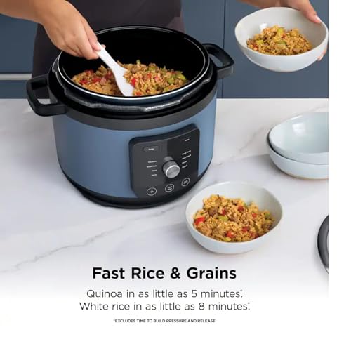 Hyper-Heat Pressure Cooker, 6.5 Quart Multi-Cooker, Blue - Image 5
