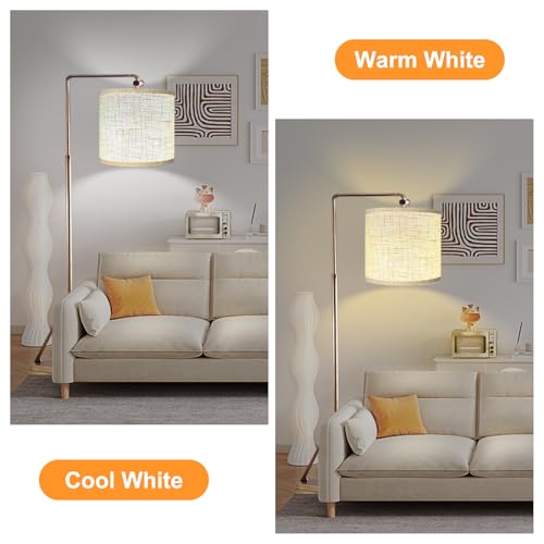 Lampshades Set of 2, Drum Lampshades 11.02\" Top x 11.02\" Bottom x 10.24\" High, Medium Lampshades (Spider Fitter), Beige Lampshades Natural Linen Hand Crafted,see installation video here