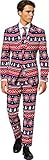 Chaqueta Pantalón Corbata OppoSuits Traje Mr. Nordic Xmas Hombre XL(EU 58)