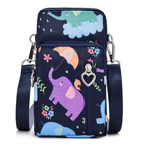 Image of JANKS Small Crossbody Bag for Women - Mini Phone Purses with Crossbody Strap and Wallet - Nylon Arm Bag