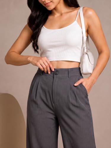 Image of Womens NS Lycra Korean High Waist Straight Pants