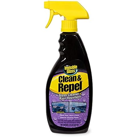 Invisible Glass 92184 Premium Glass and Windscreen Cleaner with Rain Repellent Cover