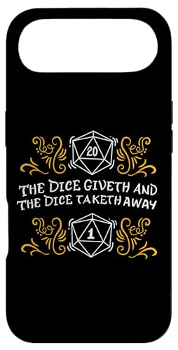 Funny D20 Dice Giveth And Taketh Away �I�^�NRPG�Q�[�}�[ �X�}�z�P�[�X iPhone Air �p