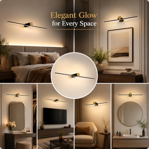 Image of Smartway -12 Watt Graham LED| Wall lamp Living Room|| | Bedroom || Decorative | Modern|Mirror Light|Wall | livingroom | Bedside 3 Color Mode (Warm White + Natural White + Cold White)