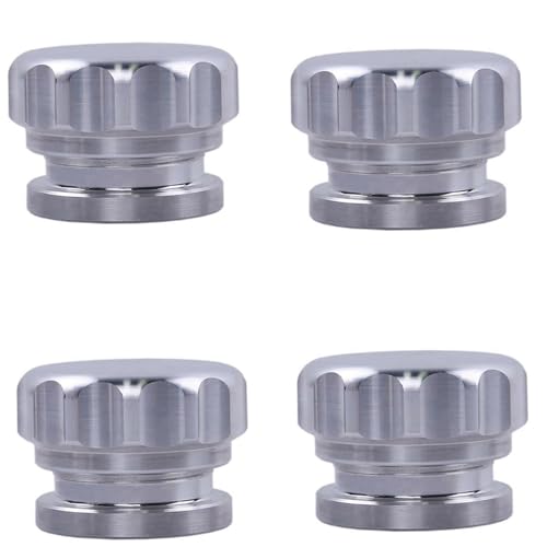 Col de remplissage de 2 pouces soudé en alliage d'aluminium bouchon réservoir carburant argent