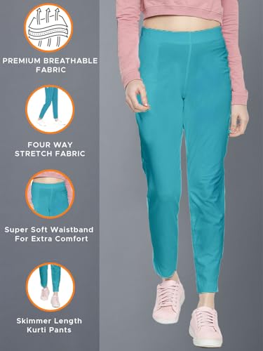 Image of Dollar Missy Women Pack of 1 Cotton Kurti Pant