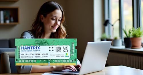 Image of 8GB DDR4 3200MHz Laptop RAM | 1Rx16 - (4 Chip) | PC4-3200AA | 260-Pin SODIMM 1.2V CL22 | High-Speed Memory Upgrade | 3-Year Warranty