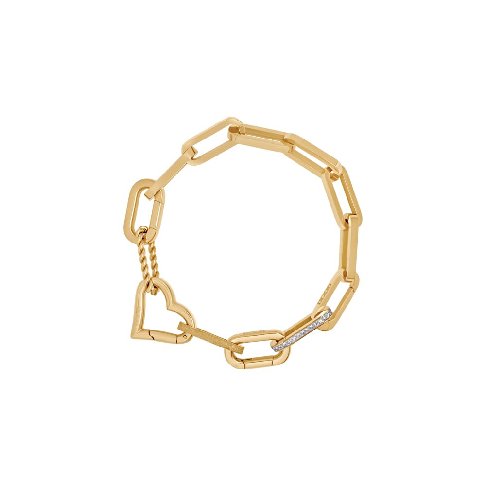 iXXXi Connect Goud Seed Frame Bracelet, 17.5cm, Stainless Steel, No Gemstone