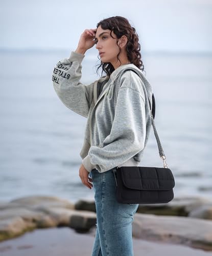 Image of JEEHAN Quilted Crossbody Bags for women Designer Shoulder Handbags Small Purse