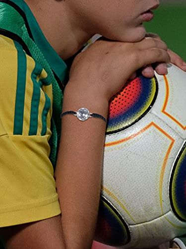 image for YANCHUN Sport Ball Bracelets for Women Men Baseball Soccer Volleyball 