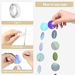 Iridescent Party Decorations,4 Pack Disco Theme Birthday Decorations with Tape,Hanging Streamer for Bachelorette Euphoria Party,Mermaid Birthday,Disco Party,Iridescent Decor - Image 4