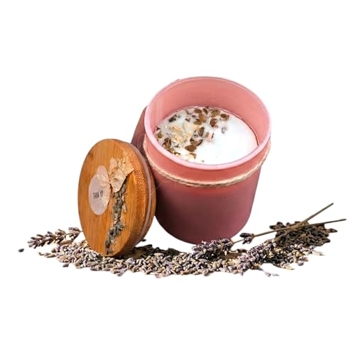 Bougie de Rituel Lavande pour votre séance de méditation du soir