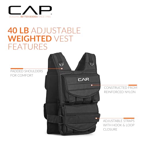 CAP Barbell Adjustable Weighted Vest | Various Sizes by CAP Barbell - Image 3