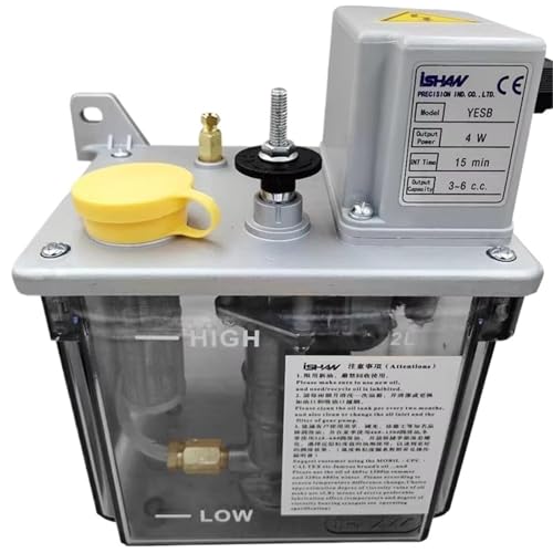 1pcs 220V Automatic Oil Lubrication Pump - 4W 5min Interval Electric Lubricator for CNC Machine Industrial Equipment