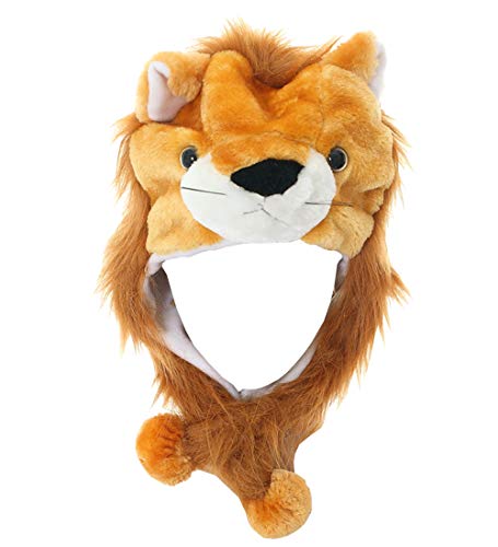 Unisex Winter Plush Ear Flap Animal Hats