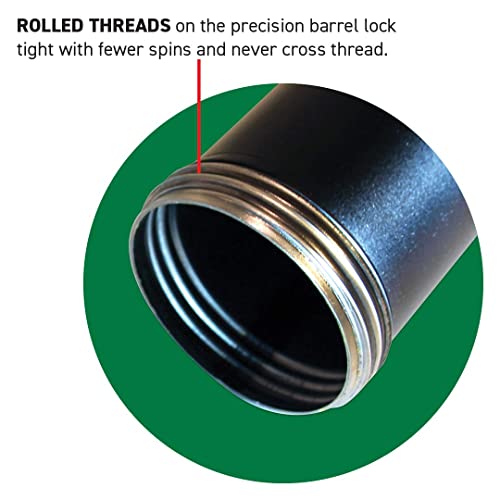 Locknlube Easy-Prime Pistol-Grip Grease Gun. Includes Our Patented Grease Coupler (Locks On, Stays On, Won't Leak!) Plus A 20" Hose And In-Line Hose Swivel. #TOP4