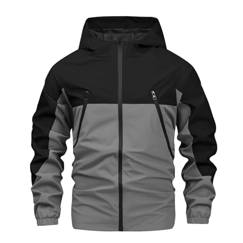 [SUNDAY ROSE] �E�B���h�u���[�J�[ �����Y �W���P�b�g �t�[�h�t�� �W�����p�[ �t�H �}�E���e���p�[�J�[ �����Y ���� �X�|�[�c �A�E�g�h�A �u���]�� �t 2XL ���C�g�O���[10