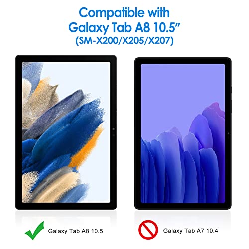 Image of JETech Screen Protector for Samsung Galaxy Tab A8 (10.5-Inch, 2021 Model, SM-X200 /X205 /X207), 9H Anti-Scratch Tempered Glass Film, HD Clear with Easy Installation Tool, 2-Pack