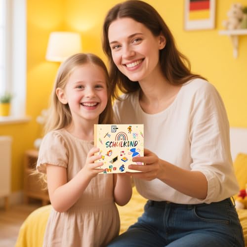 KUPITM6 Cadeau de rentrée des classes, bracelet ange gardien pour filles, remplissage de sac d'école, porte-bonheur pour cornet d'écolier, cadeau avec carte de vœux, boîte cadeau, 01, Plastique, no – vue 6