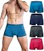 wirarpa Men's Breathable Modal Microfiber Trunks Underwear Covered Band Multipack