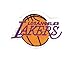 Gemelolandia Toppe Termoadesiva, motivo: Los Angeles Lakers 9 x 6 cm, molto adesiva, per decorare i tuoi vestiti, facili da applicare. | Taglia Unica