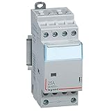 i Max: 25 A Legrand 412535, Contactor de CA del hogar, modular, 4NA x 25A, 230 V