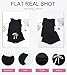 Dokotoo Girls Summer Cute T-Shirt Shorts Set Outfits Ruffle Sleeve Crew Neck Solid Stretchy Shorts Fashion Clothing with Side Pockets Size 4-5 Black