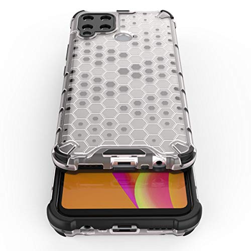 Image of Glasgow Back Case Cover Designed for Realme C15 - Transparent