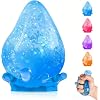 Water Drop Squishy Stress Ball Fidget Toys Soft Glitter Cube Squishies Anxiety Stress Relief Squishy Stress Cube-Drop Malt Sugar Balls, Sensory Toys for Adults(Blue)