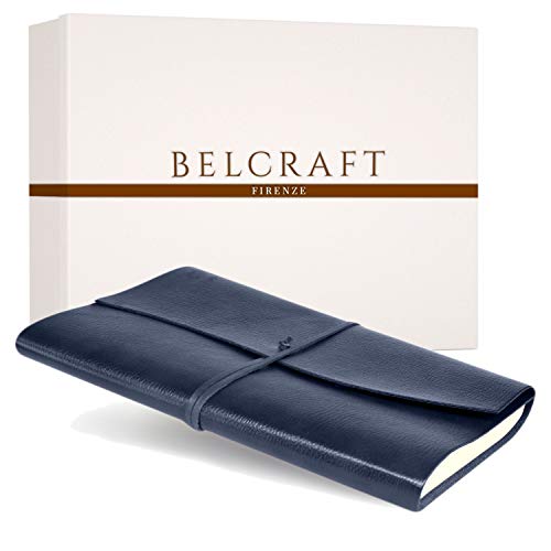 Journal Intime A4 Belcraft Tivoli en Cuir Recyclé pour Récits de Voyage