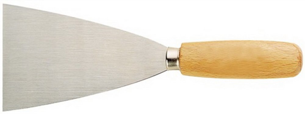 Painter's Spatula Width 60 mm conical with Flat Oval Wooden Handle