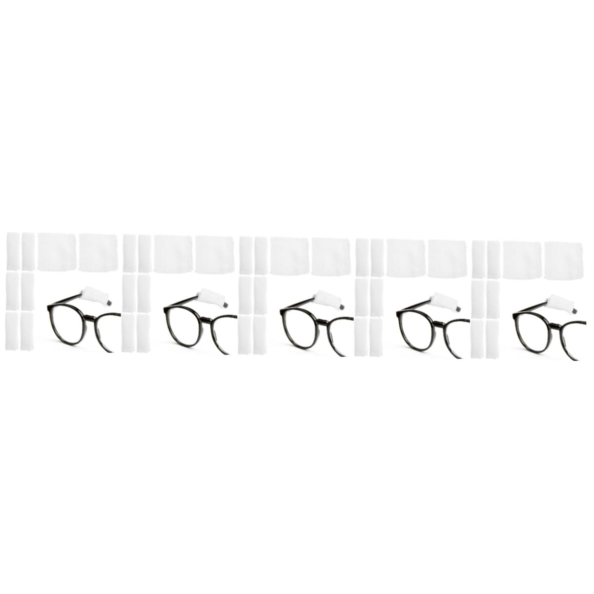 PartyKindom 40pièces Coussinets Antidérapants Pour Lunettes De Soleil Lot De Confort Optimal Pour Éviter Inconfort Compatibles Avec Divers Modèles Matériau Lavable Et Réutilisable Pour