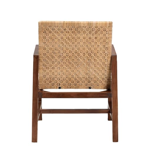 bali & pari Lovina Natural Rattan Arm Chair, Light Honey by bali & pari - Image 4