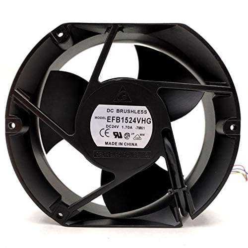 EFB1524VHG 24V DC24V 1.70A 172×150×51mm 4-Wire Inverter Large air Volume Cooling Fan