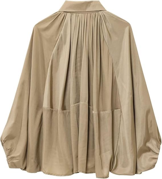 Women's Puffed Bomber Jacket Oversized Streetwear Front Zip Oversized Shirts Casual Jackets for Women Trendy2