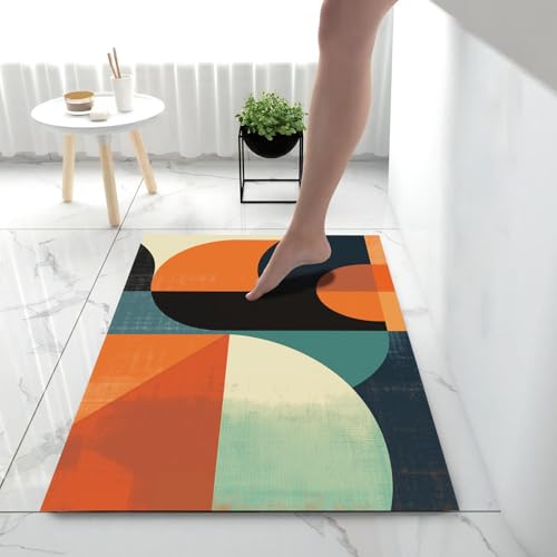 Paillasson Absorbant Tapis Entrée Antidérapant Lavable pour Cuisine - 4