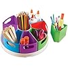 Learning Resources Create a Space Storage Center - Toy Desk Organizer, Classroom Workspace Must Haves, Homeschool Organization, Arts & Crafts , Caddy, Office & Teacher Supplies