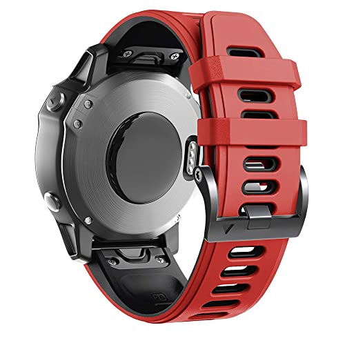 Bracelet de montre pour Garmin Fenix 7X 6X en silicone haute résistance durable