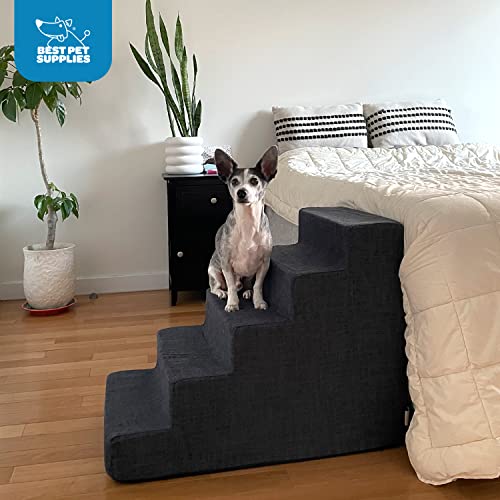 Usa Made Pet Steps/Stairs With Certipur-Us Certified Foam For Dogs & Cats By Best Pet Supplies #TOP5