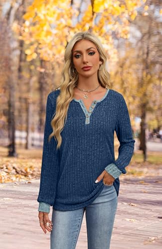Image of XIEERDUO Sweater for Women Winter Clothing Long Sleeve Shirts Fall Fashion Must Haves Comfiest Airport Outfits Trendy
