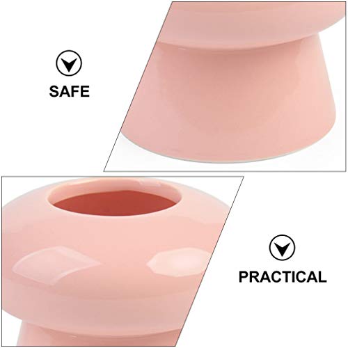 ULTECHNOVO Tigela de Cerâmica para Animais de Estimação Tigela de Água Com Pés Altos para Animais de