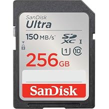 SanDisk 256GB Ultra UHS-I SDXC Memory Card, 150MB/s Read