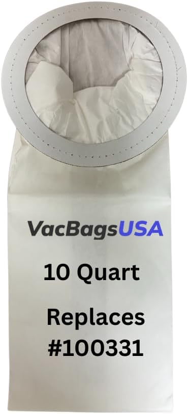 50 Pack Replacement Micro Filtration Vacuum Cleaner Bags for ProTeam 100331 MegaVac SuperCoach 10 Quart by VacBagsUSA